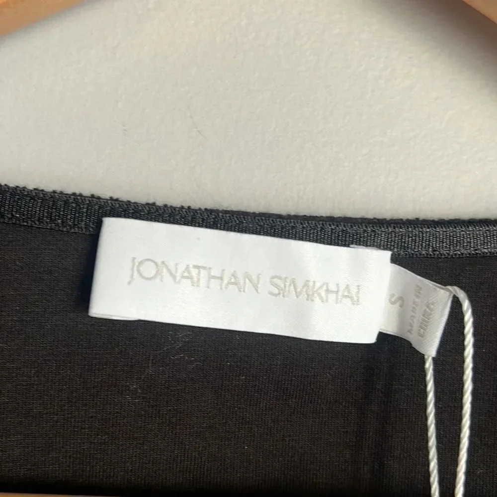 NEW JONATHAN SIMKHAI STANDARD Rib Knit Bustier Top - Picture 8 of 14
